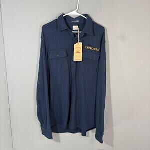 Faherty Shirt Mens XL Blue Cavaliers Legend Sweater Long Sleeve Button Up